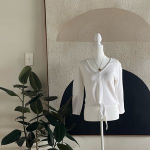 Madewell top with front knot